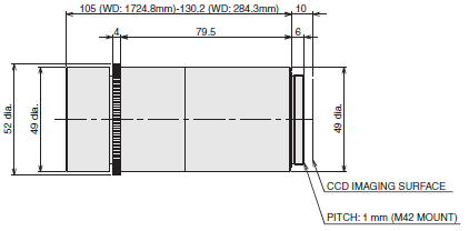 3Z4S-LE VS-MCL / M42-10 Series 外觀尺寸 5 