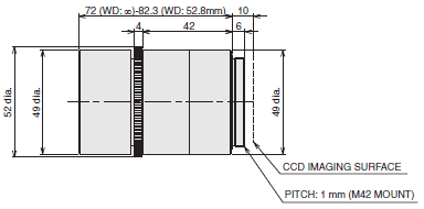 3Z4S-LE VS-MCL / M42-10 Series 外觀尺寸 2 