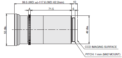 3Z4S-LE VS-MCL / M42-10 Series 外觀尺寸 3 