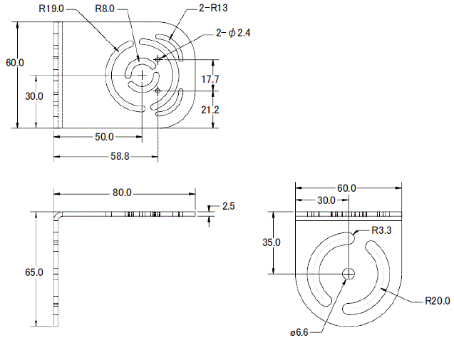 V430-F 系列 外觀尺寸 2 