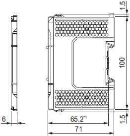 NX102-[][][][] 外觀尺寸 4 