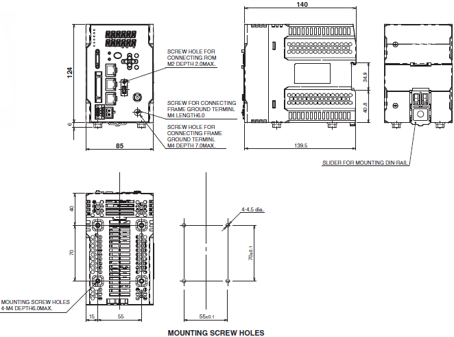 ZW-SQ Series 外觀尺寸 3 