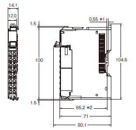 NX-CSG / SL5 / SI / SO 外觀尺寸 5 