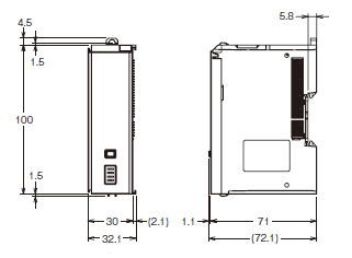 NX-CSG / SL5 / SI / SO 外觀尺寸 4 