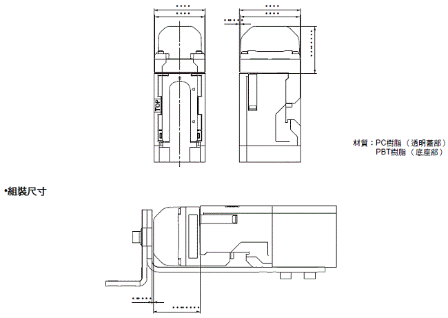 F3SG-SR / PG 系列 外觀尺寸 70