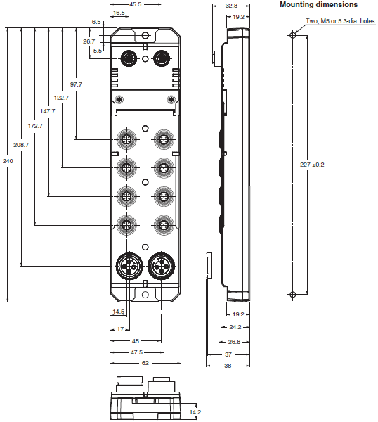 NXR-ILM08C-EIT 外觀尺寸 1 