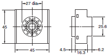 H7CC-R 外觀尺寸 27 