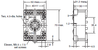 H7CC-R 外觀尺寸 22 