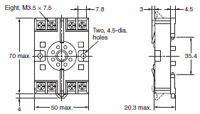 H7CC-R 外觀尺寸 23 