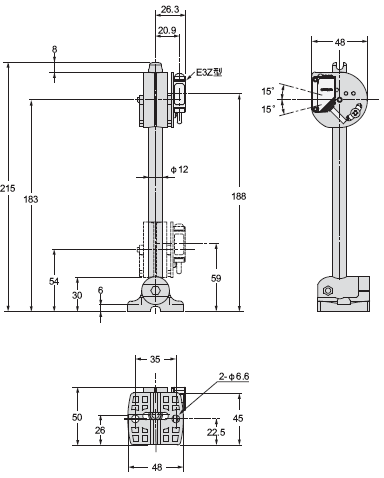 E39-L / -S / -R 外觀尺寸 16 