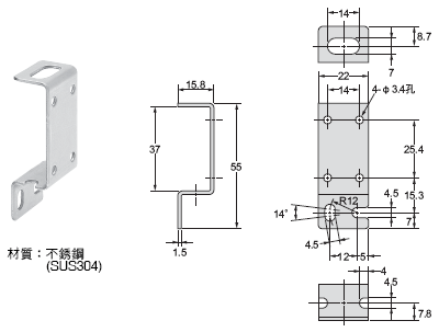 E39-L / -S / -R 外觀尺寸 33 