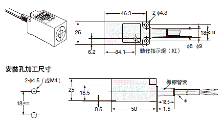 TL-N / -Q 外觀尺寸 6 