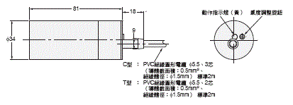 E2K-C 外觀尺寸 5 