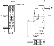 P2RFZ / P2RF, P2R, P7TF, PYFZ / PYF, PTFZ / PTF, PYD, PT, P7LF, PF, P2CF, PFA, P3G / P3GA, PL 外觀尺寸 7