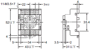 P2RFZ / P2RF, P2R, P7TF, PYFZ / PYF, PTFZ / PTF, PYD, PT, P7LF, PF, P2CF, PFA, P3G / P3GA, PL 外觀尺寸 79 