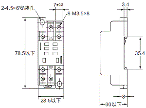 P2RFZ / P2RF, P2R, P7TF, PYFZ / PYF, PTFZ / PTF, PYD, PT, P7LF, PF, P2CF, PFA, P3G / P3GA, PL 外觀尺寸 54 