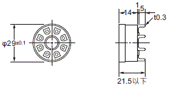 P2RFZ / P2RF, P2R, P7TF, PYFZ / PYF, PTFZ / PTF, PYD, PT, P7LF, PF, P2CF, PFA, P3G / P3GA, PL 外觀尺寸 100