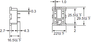 P2RFZ / P2RF, P2R, P7TF, PYFZ / PYF, PTFZ / PTF, PYD, PT, P7LF, PF, P2CF, PFA, P3G / P3GA, PL 外觀尺寸 44 