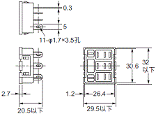 P2RFZ / P2RF, P2R, P7TF, PYFZ / PYF, PTFZ / PTF, PYD, PT, P7LF, PF, P2CF, PFA, P3G / P3GA, PL 外觀尺寸 66