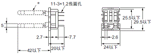 P2RFZ / P2RF, P2R, P7TF, PYFZ / PYF, PTFZ / PTF, PYD, PT, P7LF, PF, P2CF, PFA, P3G / P3GA, PL 外觀尺寸 45 