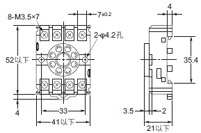 P2RFZ / P2RF, P2R, P7TF, PYFZ / PYF, PTFZ / PTF, PYD, PT, P7LF, PF, P2CF, PFA, P3G / P3GA, PL 外觀尺寸 76 