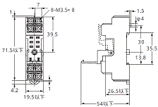 P2RFZ / P2RF, P2R, P7TF, PYFZ / PYF, PTFZ / PTF, PYD, PT, P7LF, PF, P2CF, PFA, P3G / P3GA, PL 外觀尺寸 6 