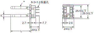 P2RFZ / P2RF, P2R, P7TF, PYFZ / PYF, PTFZ / PTF, PYD, PT, P7LF, PF, P2CF, PFA, P3G / P3GA, PL 外觀尺寸 42 