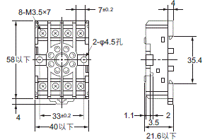 P2RFZ / P2RF, P2R, P7TF, PYFZ / PYF, PTFZ / PTF, PYD, PT, P7LF, PF, P2CF, PFA, P3G / P3GA, PL 外觀尺寸 78 