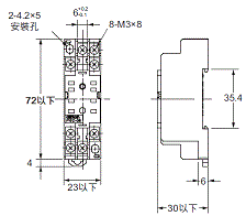 P2RFZ / P2RF, P2R, P7TF, PYFZ / PYF, PTFZ / PTF, PYD, PT, P7LF, PF, P2CF, PFA, P3G / P3GA, PL 外觀尺寸 24 