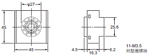 P2RFZ / P2RF, P2R, P7TF, PYFZ / PYF, PTFZ / PTF, PYD, PT, P7LF, PF, P2CF, PFA, P3G / P3GA, PL 外觀尺寸 94 