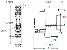 P2RFZ / P2RF, P2R, P7TF, PYFZ / PYF, PTFZ / PTF, PYD, PT, P7LF, PF, P2CF, PFA, P3G / P3GA, PL 外觀尺寸 8 