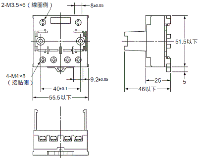 P2RFZ / P2RF, P2R, P7TF, PYFZ / PYF, PTFZ / PTF, PYD, PT, P7LF, PF, P2CF, PFA, P3G / P3GA, PL 外觀尺寸 74