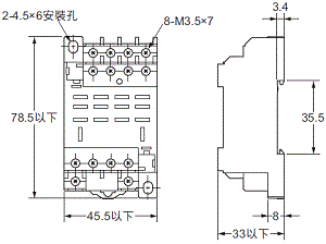 P2RFZ / P2RF, P2R, P7TF, PYFZ / PYF, PTFZ / PTF, PYD, PT, P7LF, PF, P2CF, PFA, P3G / P3GA, PL 外觀尺寸 59 