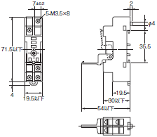 P2RFZ / P2RF, P2R, P7TF, PYFZ / PYF, PTFZ / PTF, PYD, PT, P7LF, PF, P2CF, PFA, P3G / P3GA, PL 外觀尺寸 3 