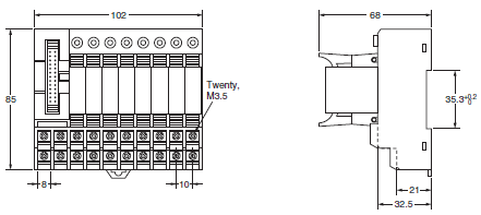 G7TC 外觀尺寸 3 