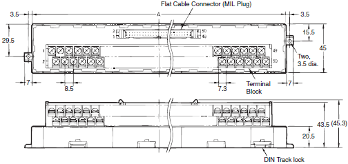 XW2B (Standard-type) 外觀尺寸 3 